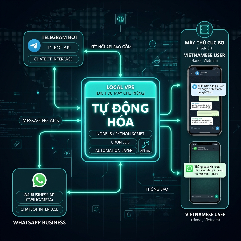 Sơ đồ hoạt động của OpenClaw AI Agent