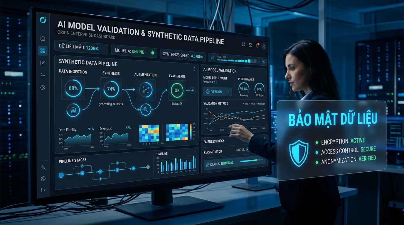 Synthetic Data 2026 Bảo Mật Dữ Liệu Doanh Nghiệp