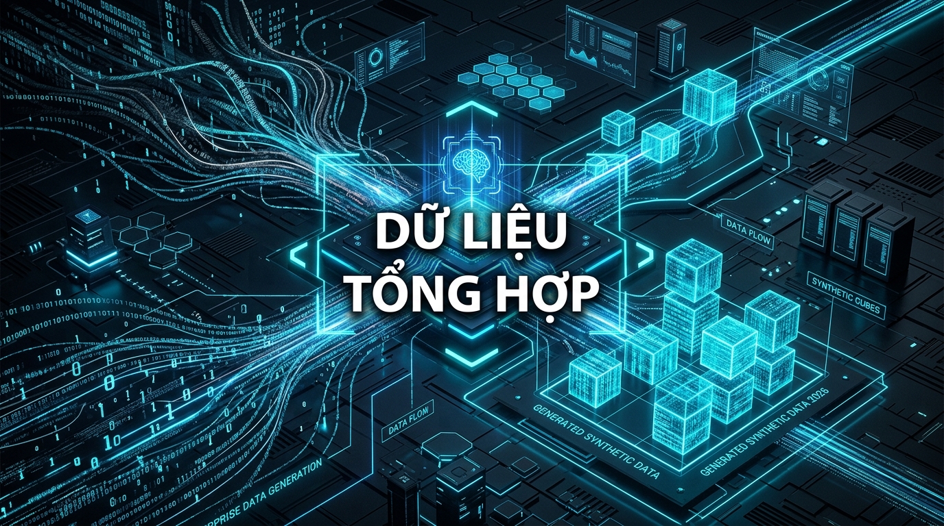 Kỷ Nguyên Dữ Liệu Tổng Hợp (Synthetic Data) 2026: Giải Bài Toán  Bức Tường Dữ Liệu  Và Bảo Mật Tuyệt Đối Cho Doanh Nghiệp