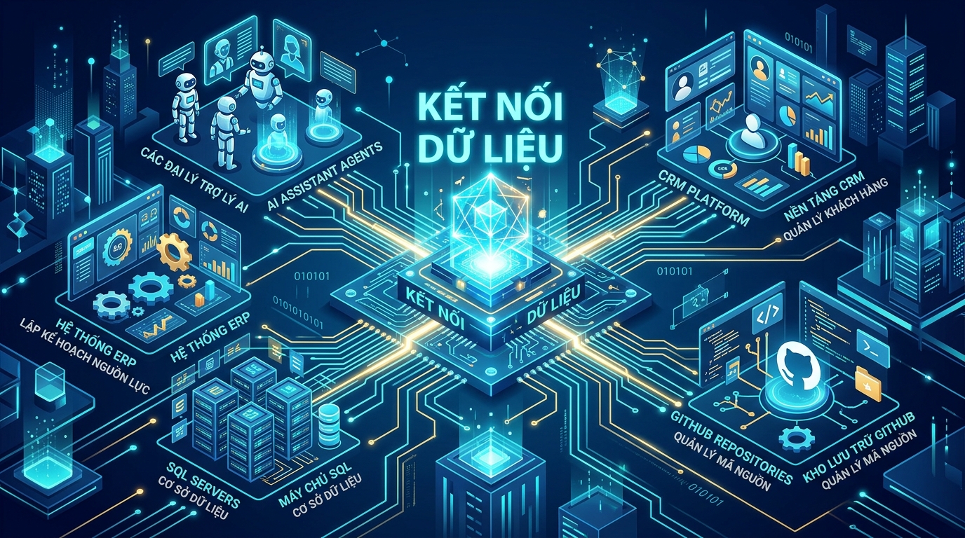 Kiến trúc tích hợp dữ liệu doanh nghiệp thông qua chuẩn Model Context Protocol (MCP)