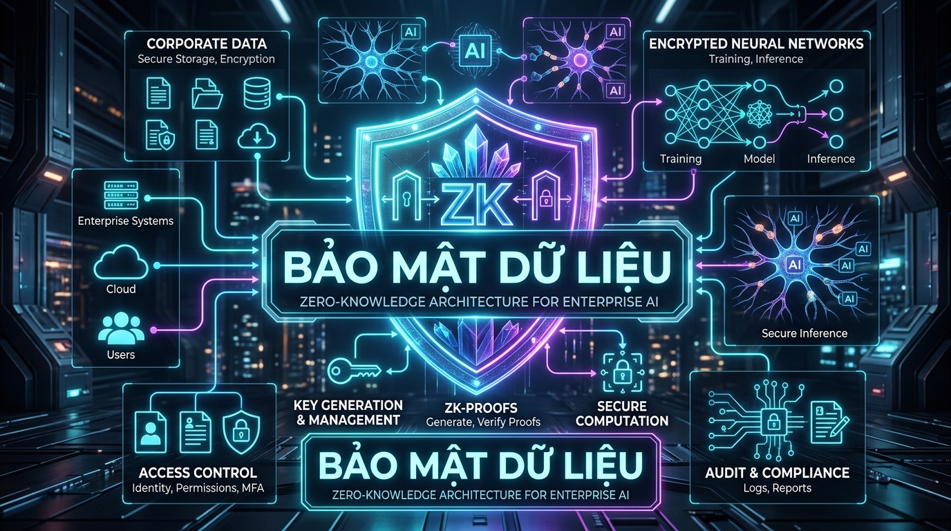 Kiến trúc Zero-Knowledge cho AI Doanh Nghiệp