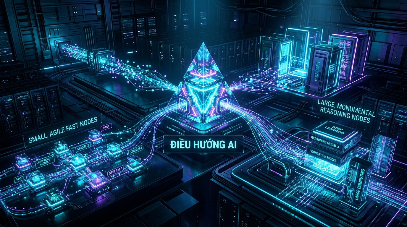 Kỷ Nguyên Dynamic Model Routing & Cascading Inference 2026: Tuyệt Kỹ 'Điều Hướng AI' Giúp Doanh Nghiệp Cắt Giảm 70% Chi Phí Token Và Tối Ưu Độ Trễ