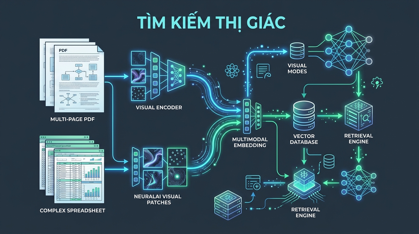 Kiến trúc ColPali Vision-Language RAG 2026