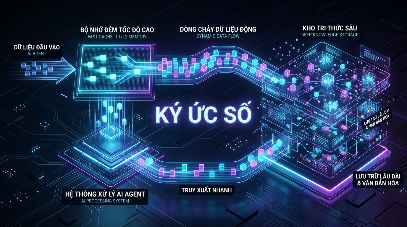 Kiến trúc bộ nhớ đa tầng Agentic Memory năm 2026