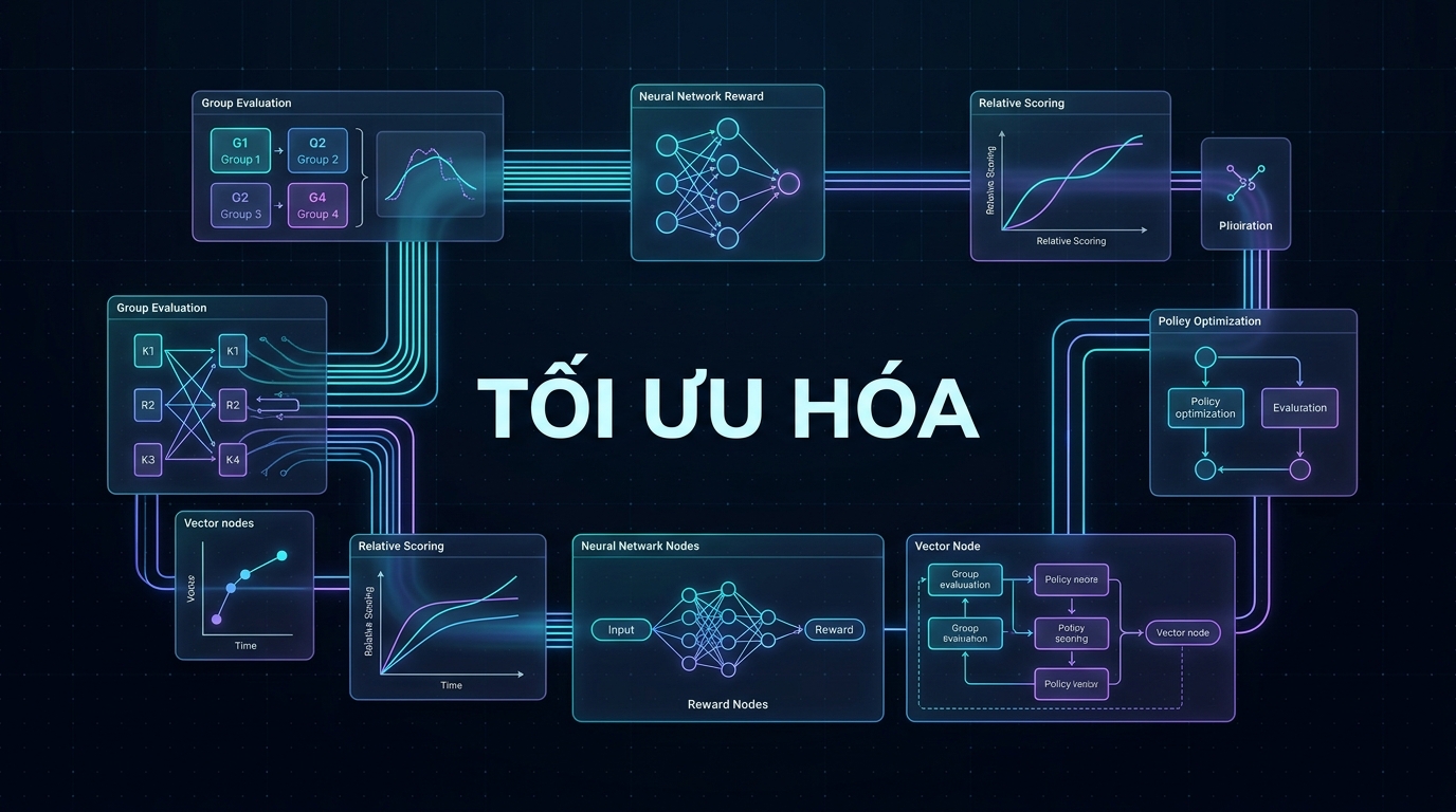 Kiến trúc học tăng cường không Critic với GRPO