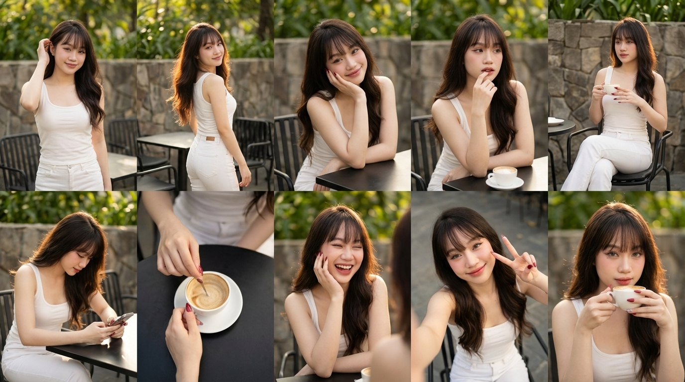 10 Promt tạo ảnh thời trang quán cafe chi tiết thật nhất